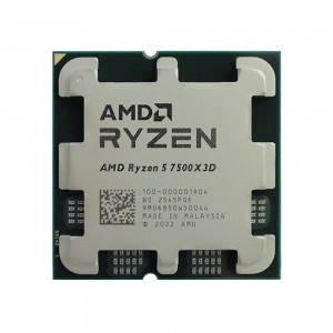 AMD Ryzen 5 7500X3D 6 Core 4.0GHz 102MB Cache - Socket AM5 Tray (Without Fan)