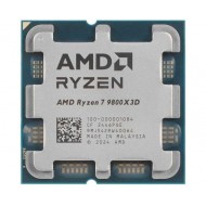 AMD Ryzen 7 9800X3D - Granite Ridge (Zen 5) 8-Core 4.7 GHz - Socket AM5 120W Tray AMD Ryzen 7 9800X3D - Granite Ridge (Zen 5) 8-Core 4.7 GHz - Socket AM5 120W Tray