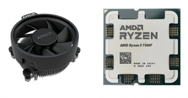 CPU AMD Ryzen 5 7500F Socket AM5 AMD Ryzen 5 7500F Socket AM5 6-Core 12-Thread Gaming Processor MPK