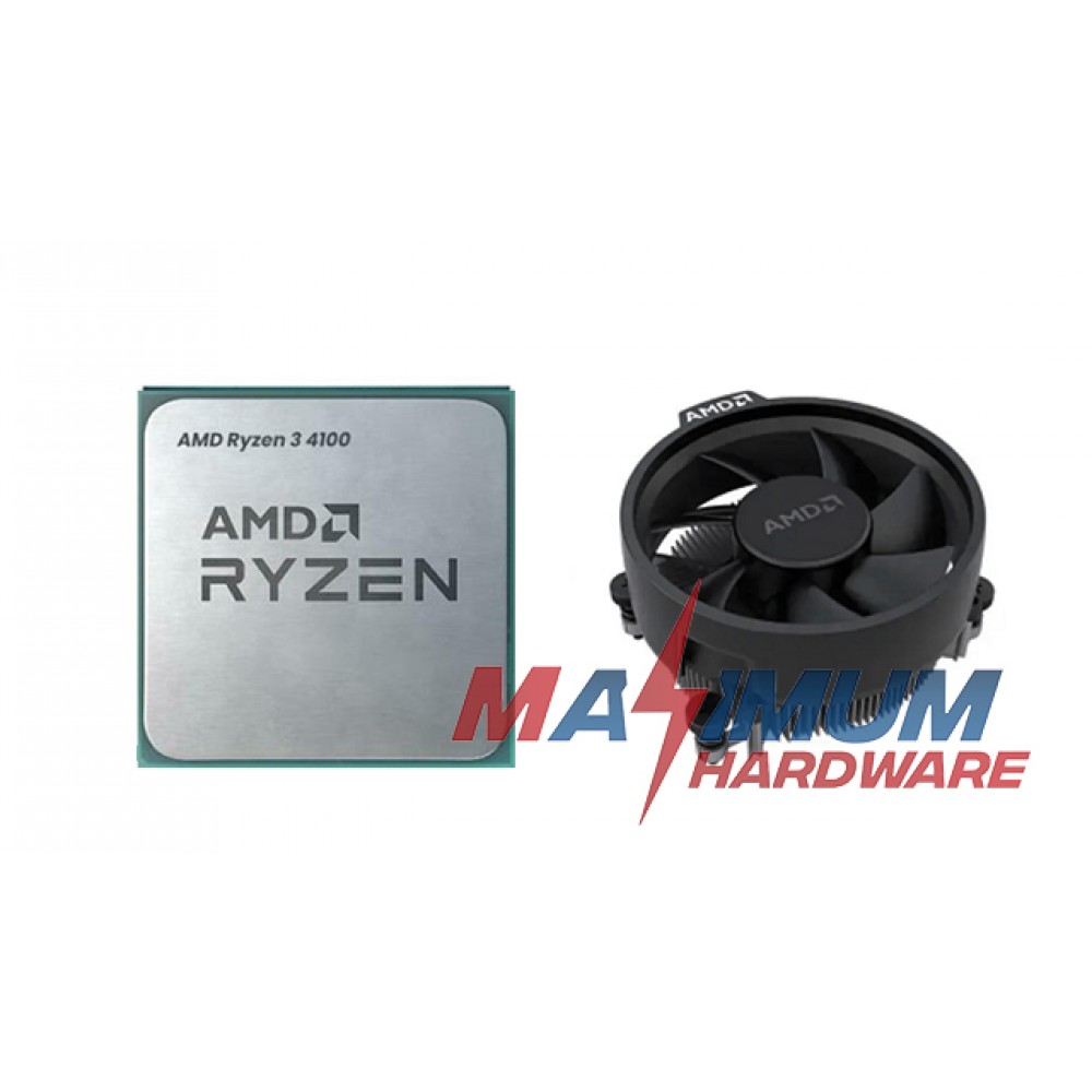 AMD Ryzen 3 4100 - Ryzen 3 4000 Series Quad-Core Socket AM4 65W - Tray +fan