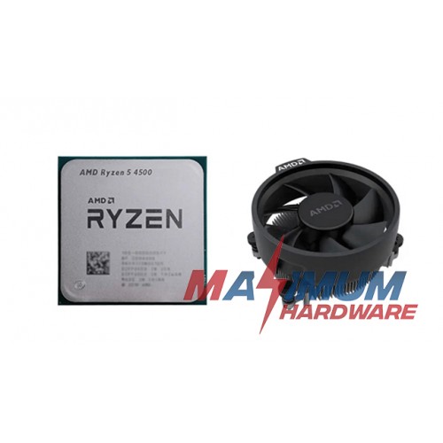 AMD Ryzen 5 4500 -  6-Core Socket AM4 65W Desktop Processor - Tray + Fan