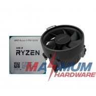 AMD Ryzen 5 5650G - Ryzen 5 PRO 5000 G-Series Cezanne (Zen 3) 6-Core / 12 Threads 4.4 GHz Socket AM4 65W - TRAY + FAN