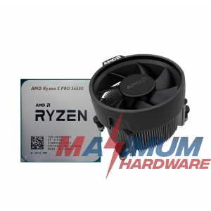 AMD Ryzen 5 5650G - Ryzen 5 PRO 5000 G-Series Cezanne (Zen 3) 6-Core / 12 Threads 4.4 GHz Socket AM4 65W - TRAY + FAN