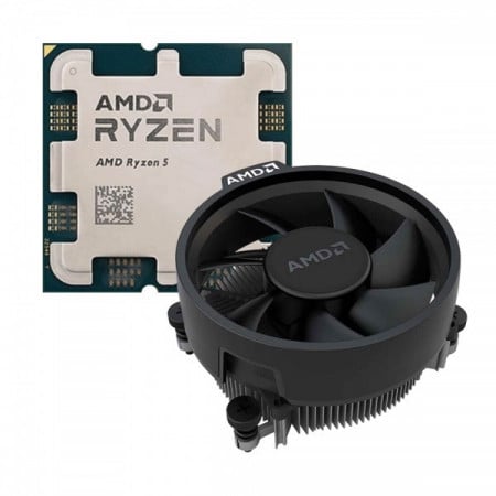 AMD Ryzen 5 7600 CPU（リテールクーラー付き） AMD Ryzen 5 7600 - 6-Core 12-Threads 5.1 GHz - Socket AM5 Tray +