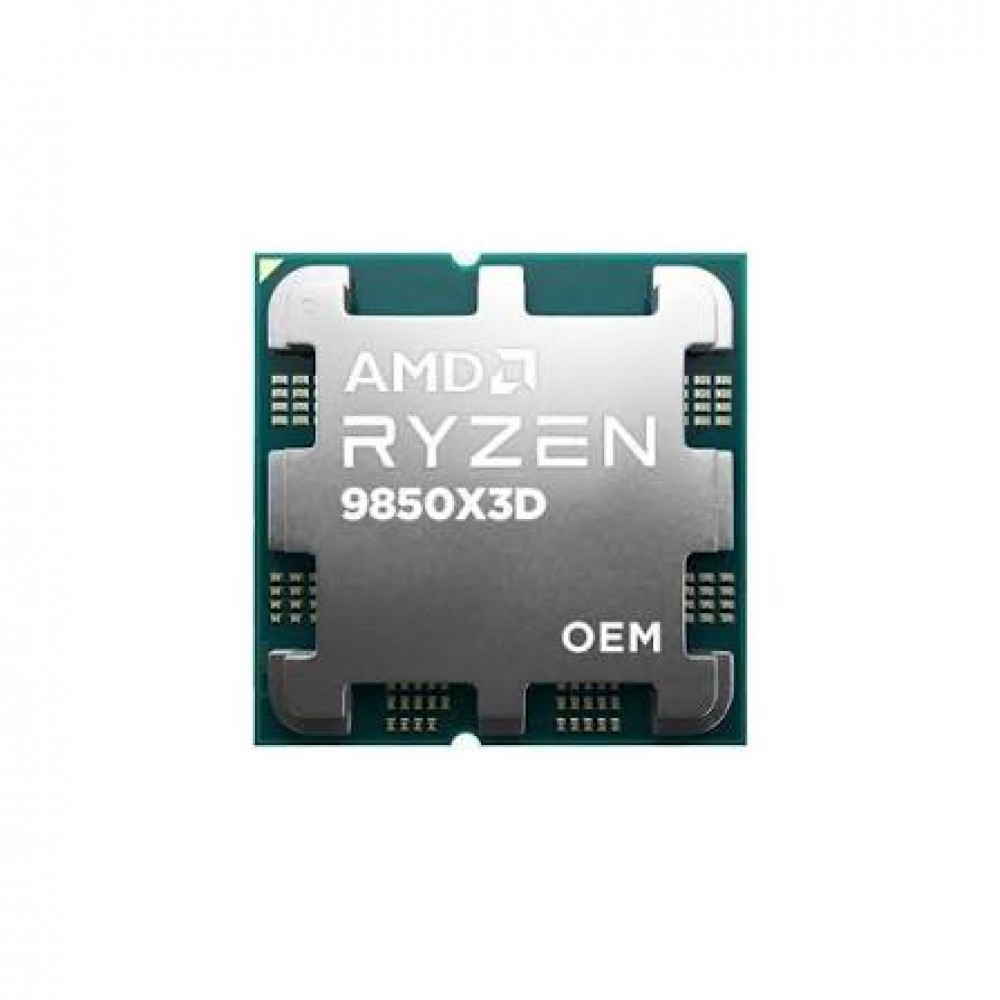AMD Ryzen 7 9850X3D - Granite Ridge (Zen 5) 8-Core 4.7 GHz - Socket AM5 120W Tray ( Without fan ) AMD Ryzen 7 9850X3D - Granite Ridge (Zen 5) 8-Core 4.7 GHz - Socket AM5 120W Tray ( Without fan )