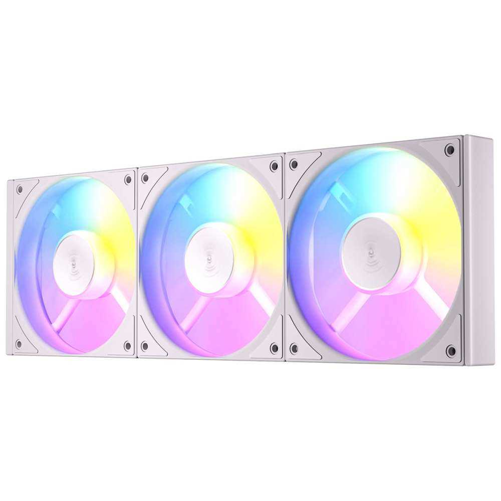 Antec Connect C120R Reverse ARGB 3 Fan Pack White