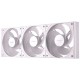 Antec Connect C120R Reverse ARGB 3 Fan Pack White