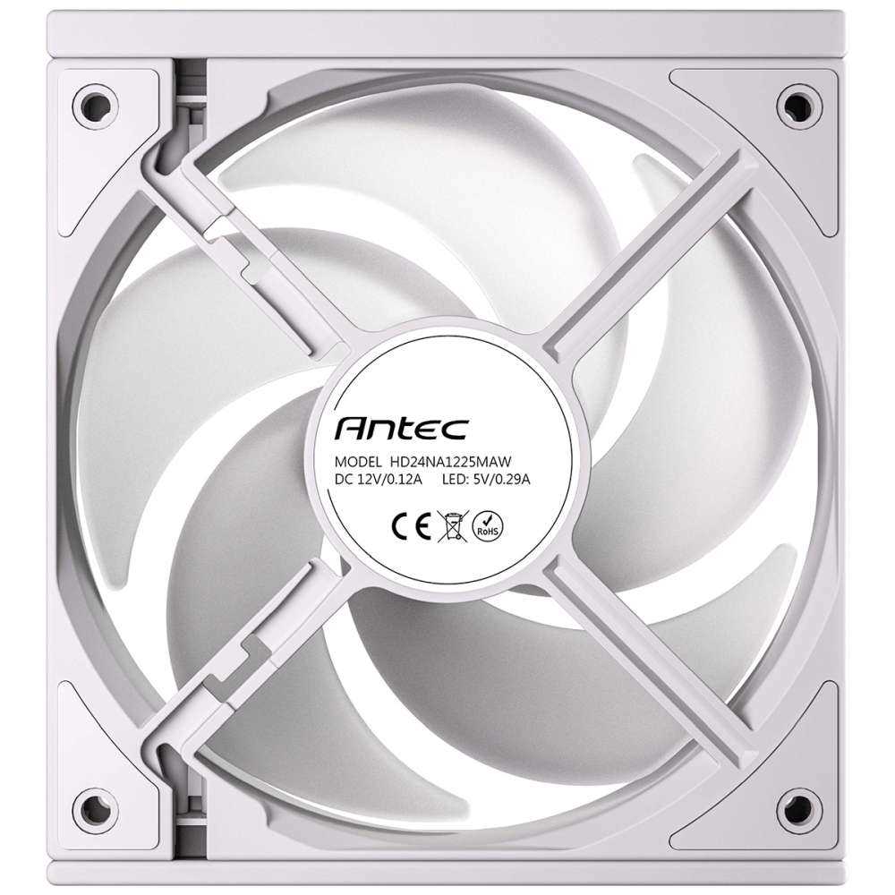 Antec Connect C120R Reverse ARGB 3 Fan Pack White