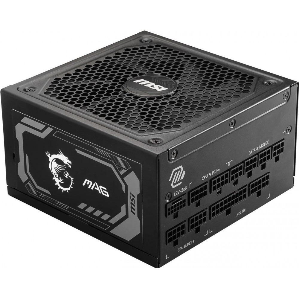 MSI MAG A1000GL - 1000W - PCI 5 - 80 PLUS GOLD - ATX 3.1 & PCIE 5.1 Ready