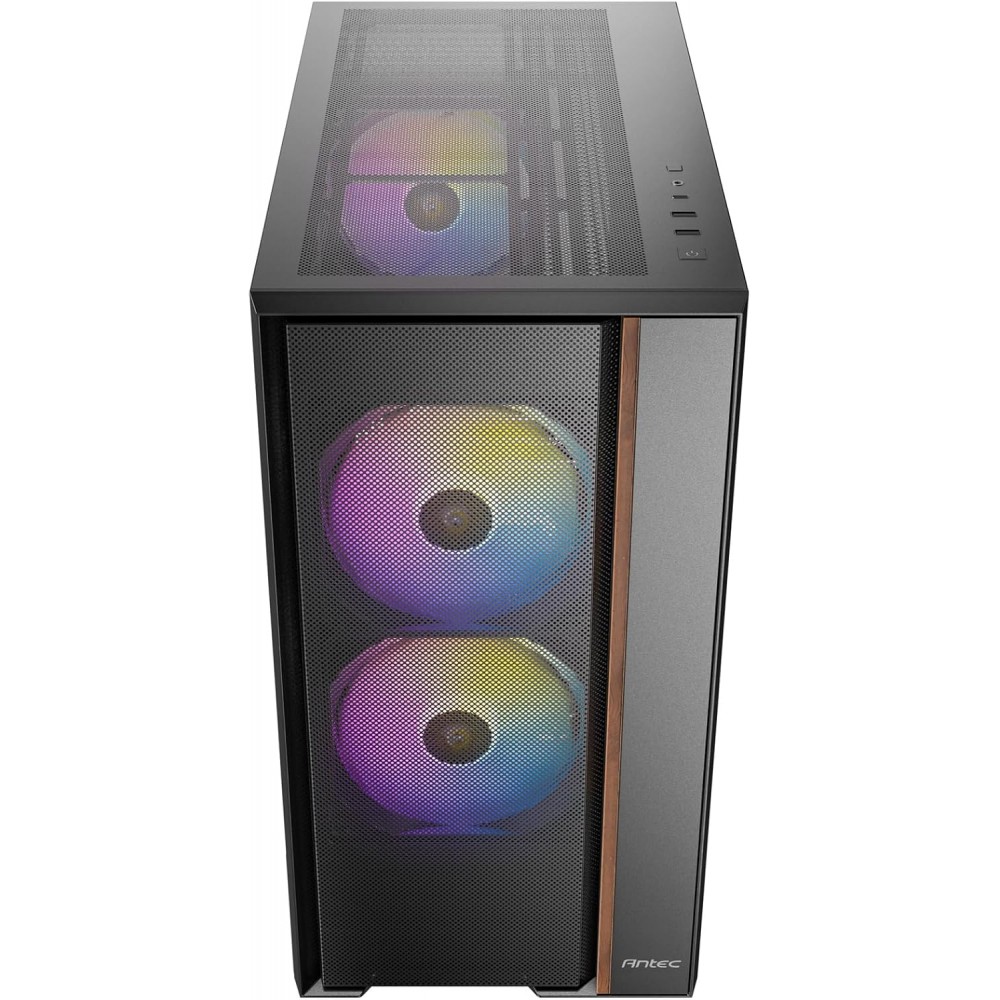 Antec Flux REAR ARGB Mid Tower Case Black Antec Flux REAR ARGB Mid Tower Case Black