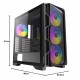 Antec AX1000 ARGB Mid-Tower Case + Antec CSK 750H SEMI-MODULAR (Bronze ) 750W