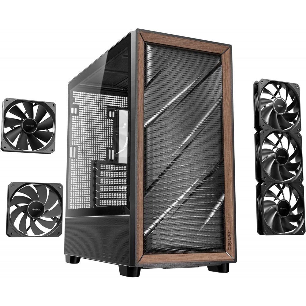 Antec Flux Mid Tower Case Black
