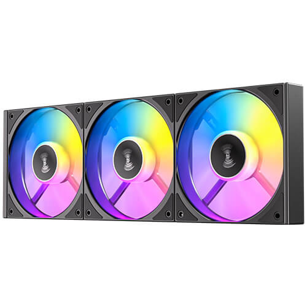 Antec Connect C120R Reverse ARGB 3 Fan Pack Black