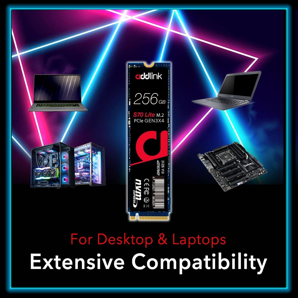 Addlink S70 Lite M.2 2280 NVMe 256GB