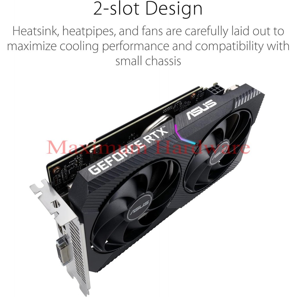 ASUS Dual GeForce RTX 3050 V2 OC Edition 8GB GDDR6