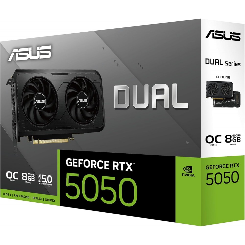ASUS RTX 5050 Dual OC 8GB GDDR6 ASUS RTX 5050 Dual OC 8GB GDDR6