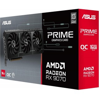 ASUS PRIME RX 9070 OC 16GB GDDR7 - GV-R9070GAMING OC-16GD