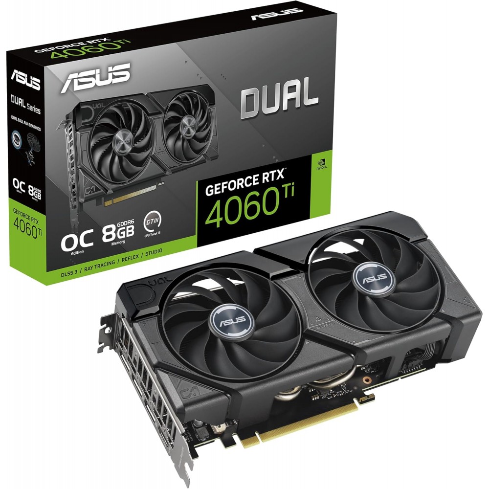 ASUS DUAL RTX 4060 TI EVO OC 8GB GDDR6