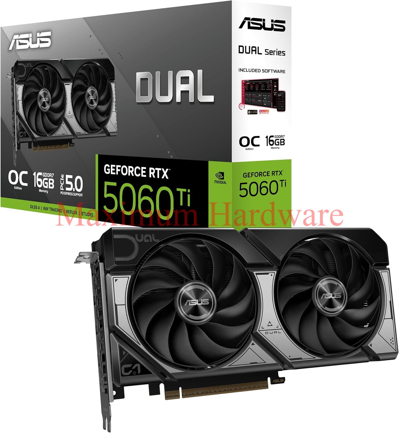 ASUS GeForce RTX 5060 TI Dual OC Edition 16GB GDDR7