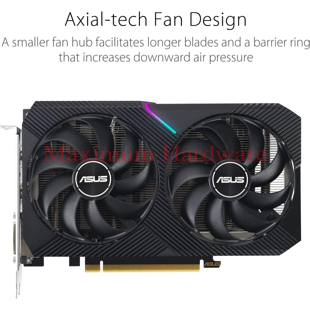 ASUS Dual GeForce RTX 3050 V2 OC Edition 8GB GDDR6