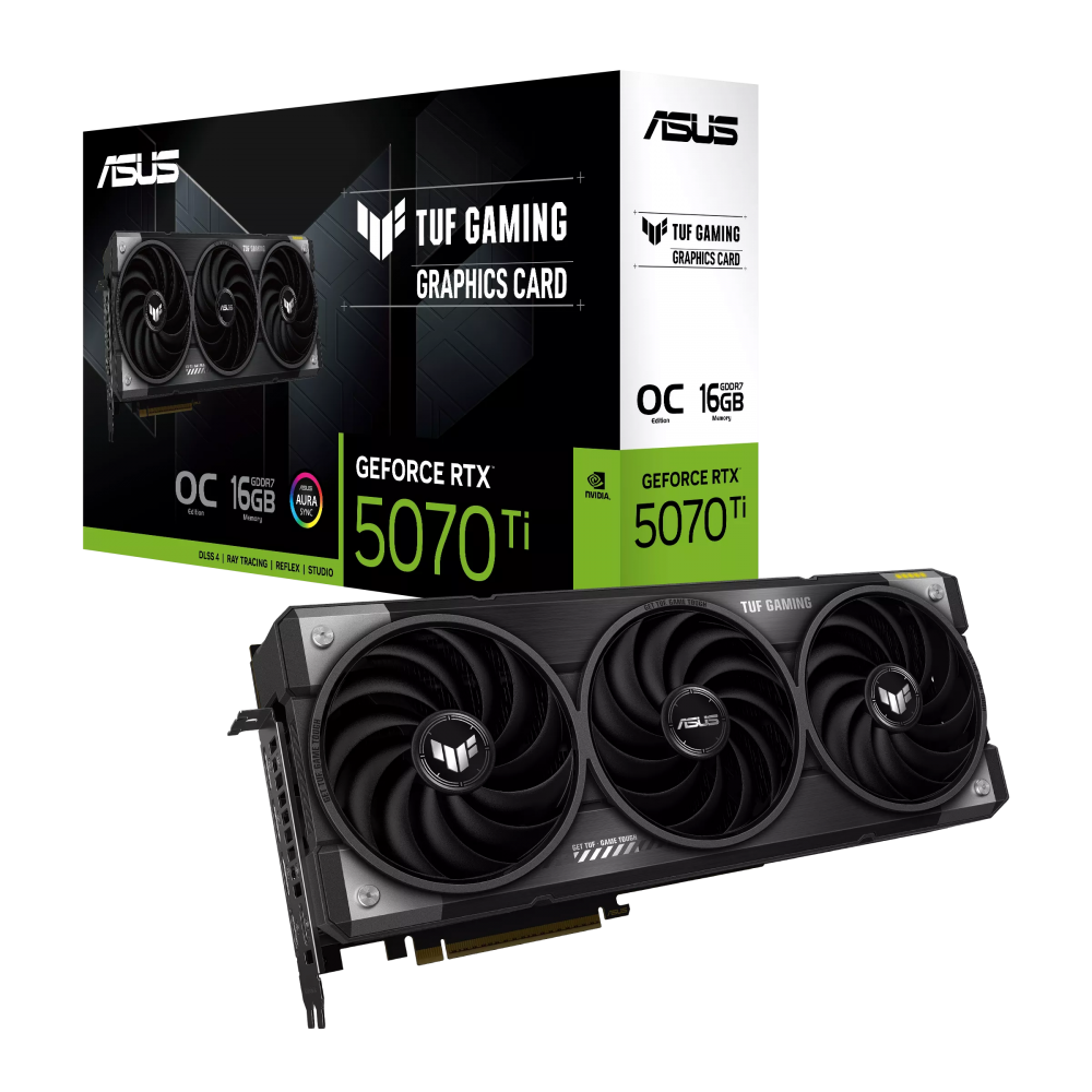 ASUS TUF Gaming GeForce RTX 5070 Ti OC Edition 16GB GDDR7