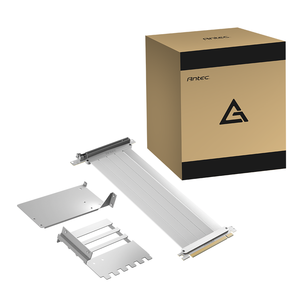 Antec PCIE4.0 Vertical Bracket Cable kit White