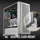 Antec PCIE4.0 Vertical Bracket Cable kit White