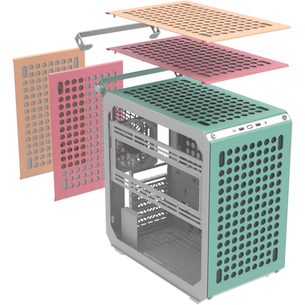 Cooler Master QUBE 500 Flatpack Mid-Tower Macaron Edition