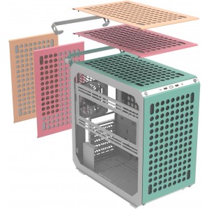 Cooler Master QUBE 500 Flatpack Mid-Tower Macaron Edition