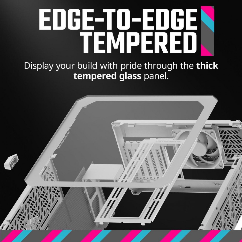 Cooler Master QUBE 500 Flatpack Mid-Tower Macaron Edition
