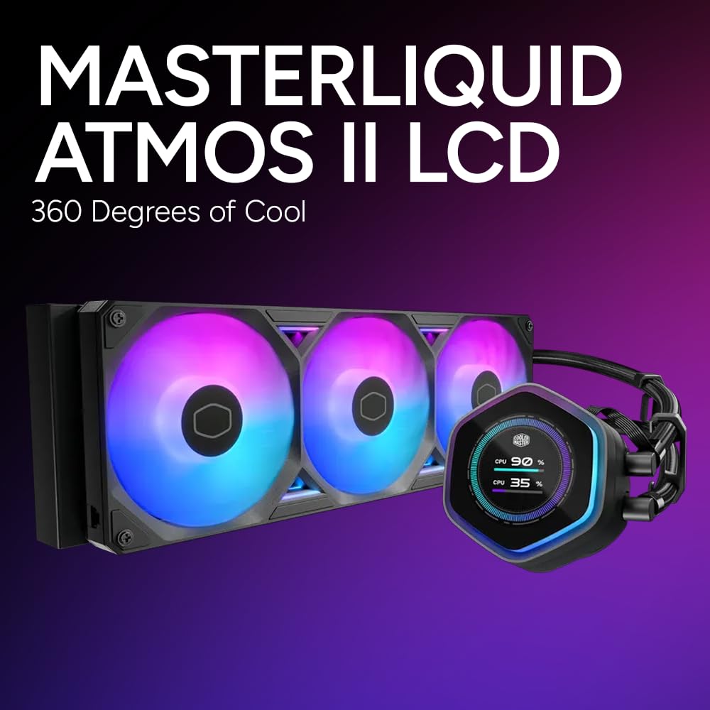 Cooler Master MasterLiquid 360 Atmos II LCD ARGB Cooler Master MasterLiquid 360 Atmos II LCD ARGB
