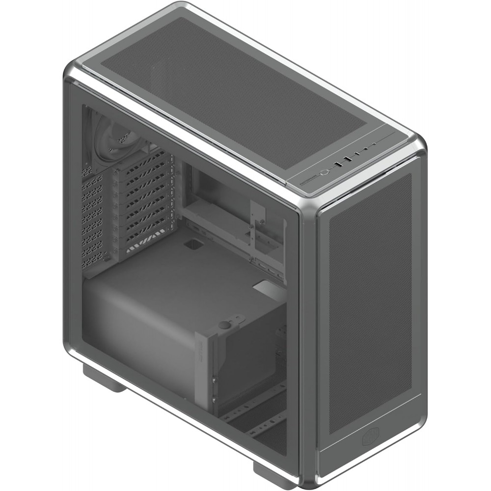 Cooler Master MasterFrame 600 Mesh ARGB Mid Tower Case Silver