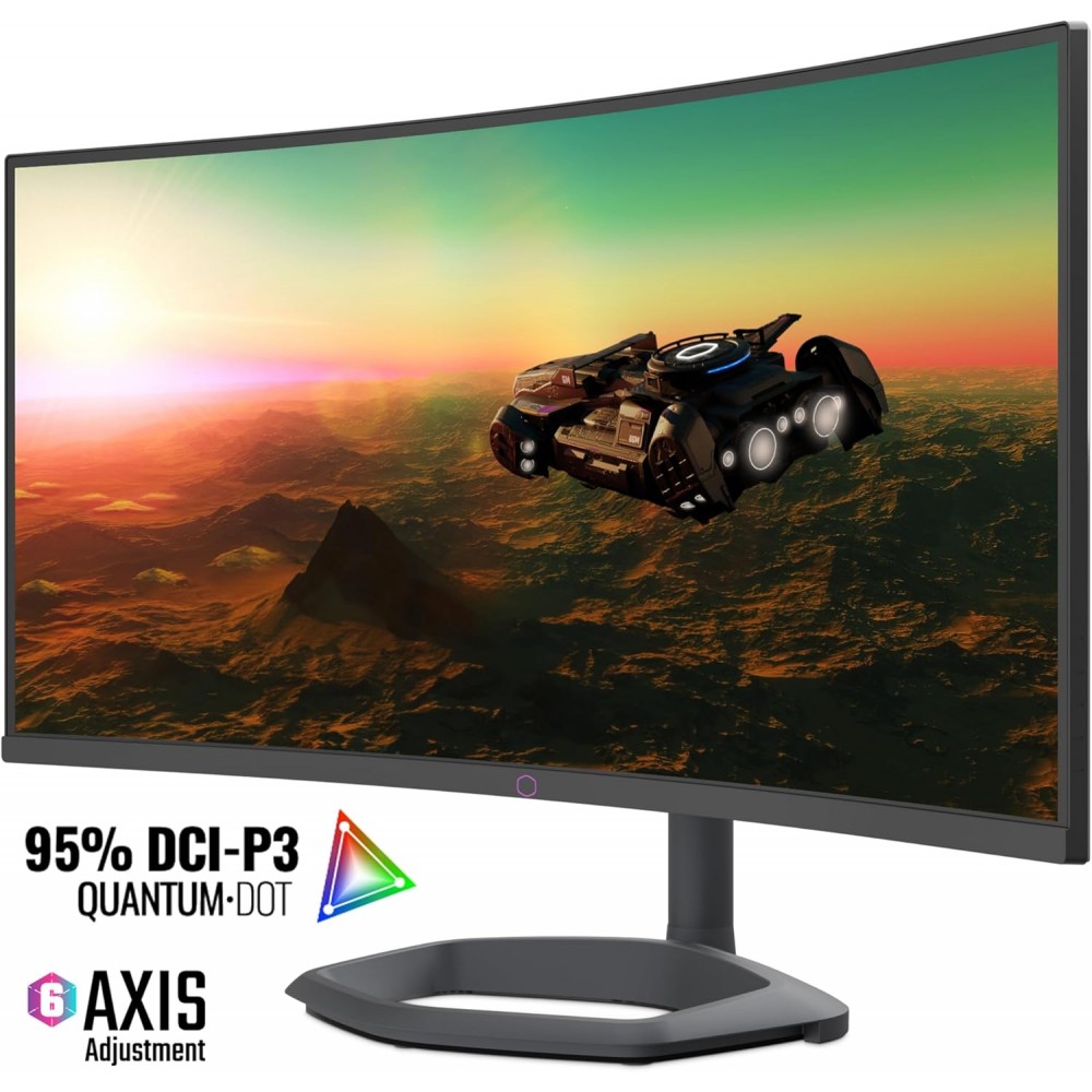 Cooler Master GM34-CWQ2 - 34" - VA - 0.5MS - 2K -165Hz - CURVED - FreeSync - Quantum Dot - HDR 400