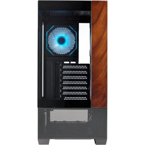 Cooler Master Elite 690 Wood ARGB Mid Tower Case Black