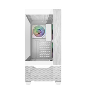 Cooler Master Elite 690 Wood ARGB Mid Tower Case White