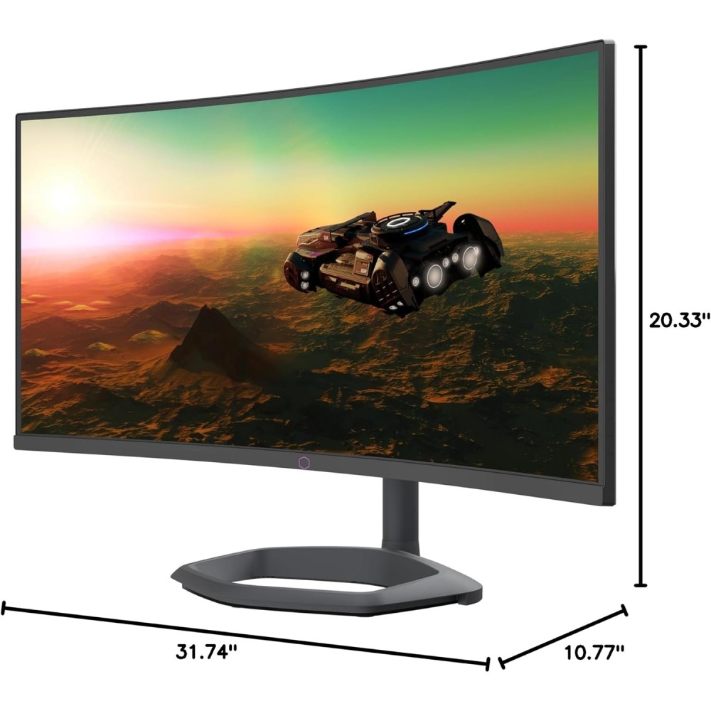 Cooler Master GM34-CWQ2 - 34" - VA - 0.5MS - 2K -165Hz - CURVED - FreeSync - Quantum Dot - HDR 400