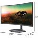 Cooler Master GM34-CWQ2 - 34" - VA - 0.5MS - 2K -165Hz - CURVED - FreeSync - Quantum Dot - HDR 400