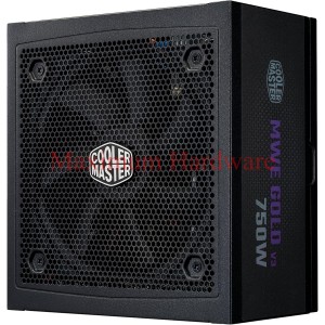 Cooler Master MWE Gold 750 V3 ATX 3.1 Full Modular PSU, 750W, 80+ Gold