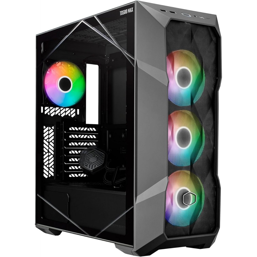Cooler Master TD500 MAX ARGB Mid-Tower (Included GX II 850W GOLD + ML360 ATMOS MAX + 3x MOBIUS 120P ARGB)