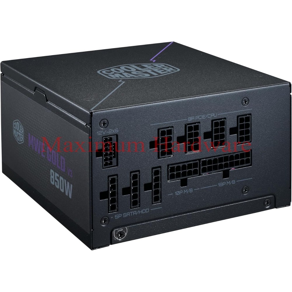 Cooler Master MWE Gold 850 V3 ATX 3.1 Full Modular PSU, 850W, 80+ Gold