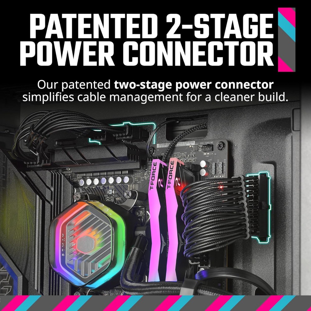 Cooler Master TD500 MAX ARGB Mid-Tower (Included GX II 850W GOLD + ML360 ATMOS MAX + 3x MOBIUS 120P ARGB)