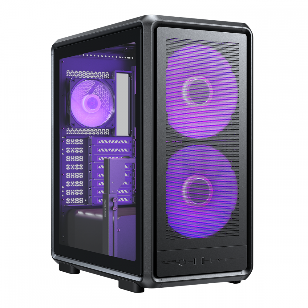 Cooler Master MasterFrame 500 Mesh ARGB Mid Tower Case Black Cooler Master MasterFrame 500 Mesh ARGB Mid Tower Case Black