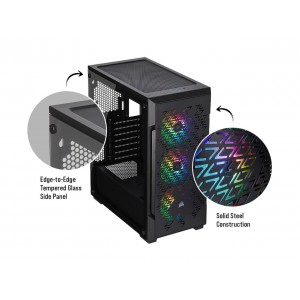 Corsair iCUE 220T RGB Airflow Mid-Tower Case — Black