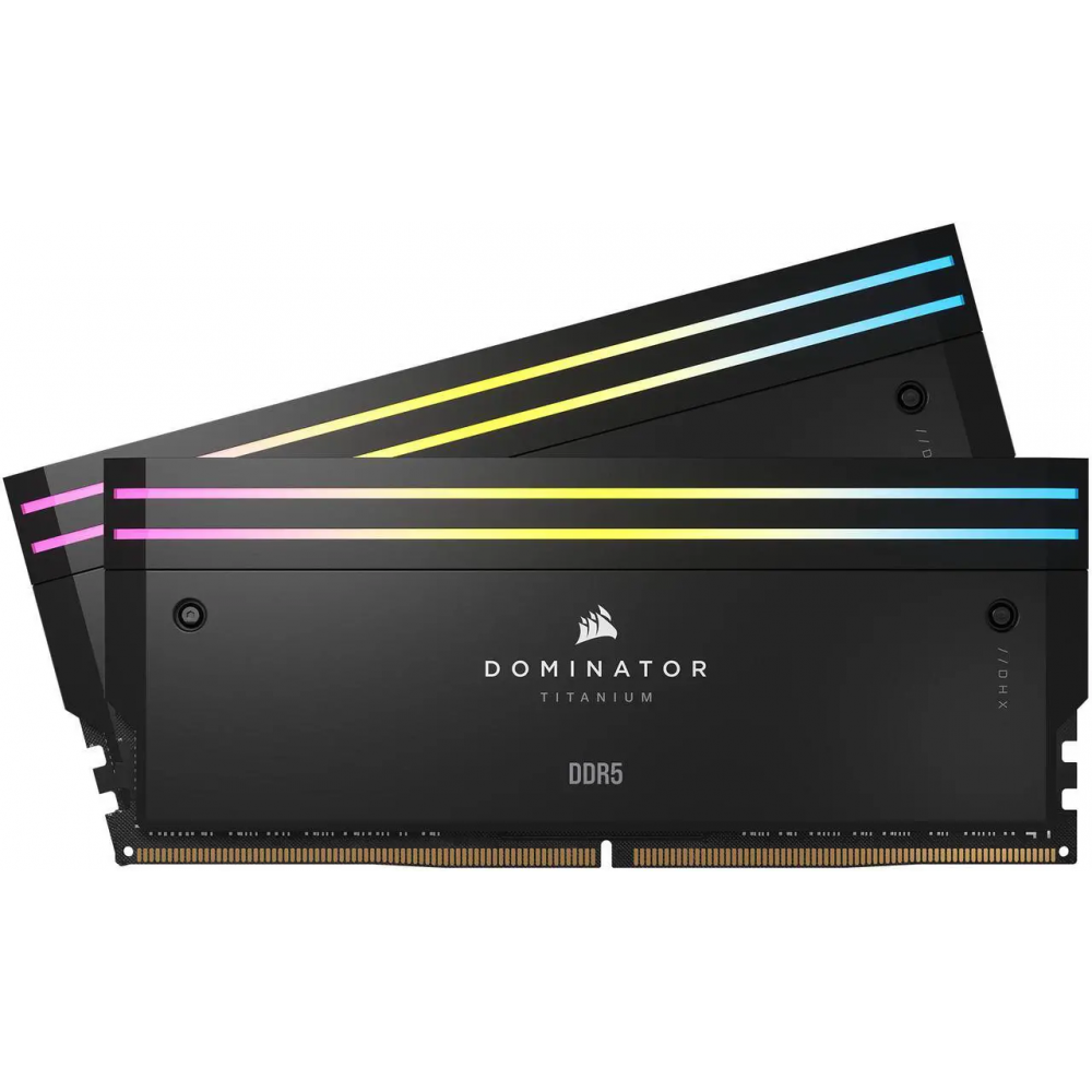 CORSAIR Dominator Titanium RGB 96GB (2x48GB) 6600MHz CL32 DDR5 CORSAIR Dominator Titanium RGB 96GB (2x48GB) 6600MHz CL32 DDR5