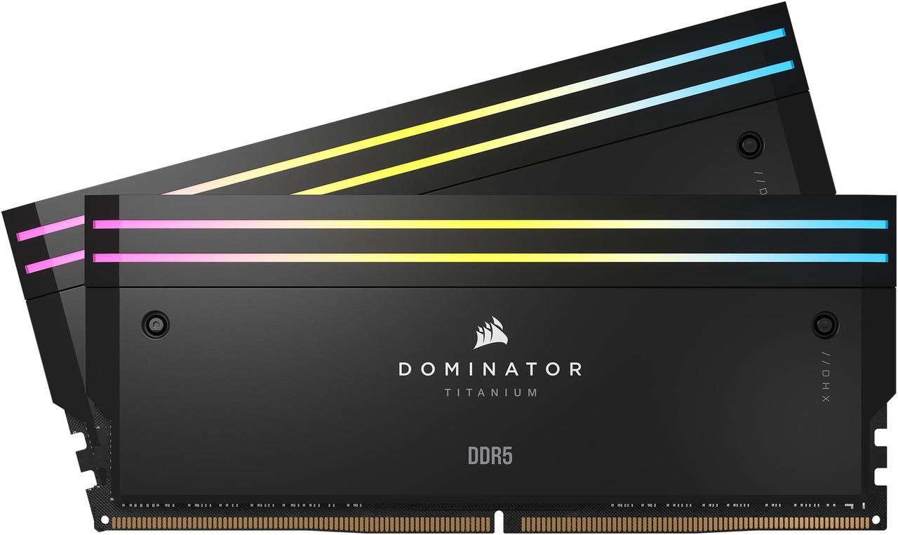 CORSAIR Dominator Titanium 96GB (2 x 48GB) DDR5 7000 (Black