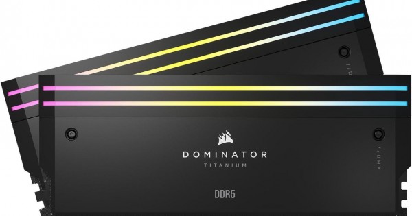 CORSAIR Dominator Titanium 96GB (2 x 48GB) DDR5 7000 (Black