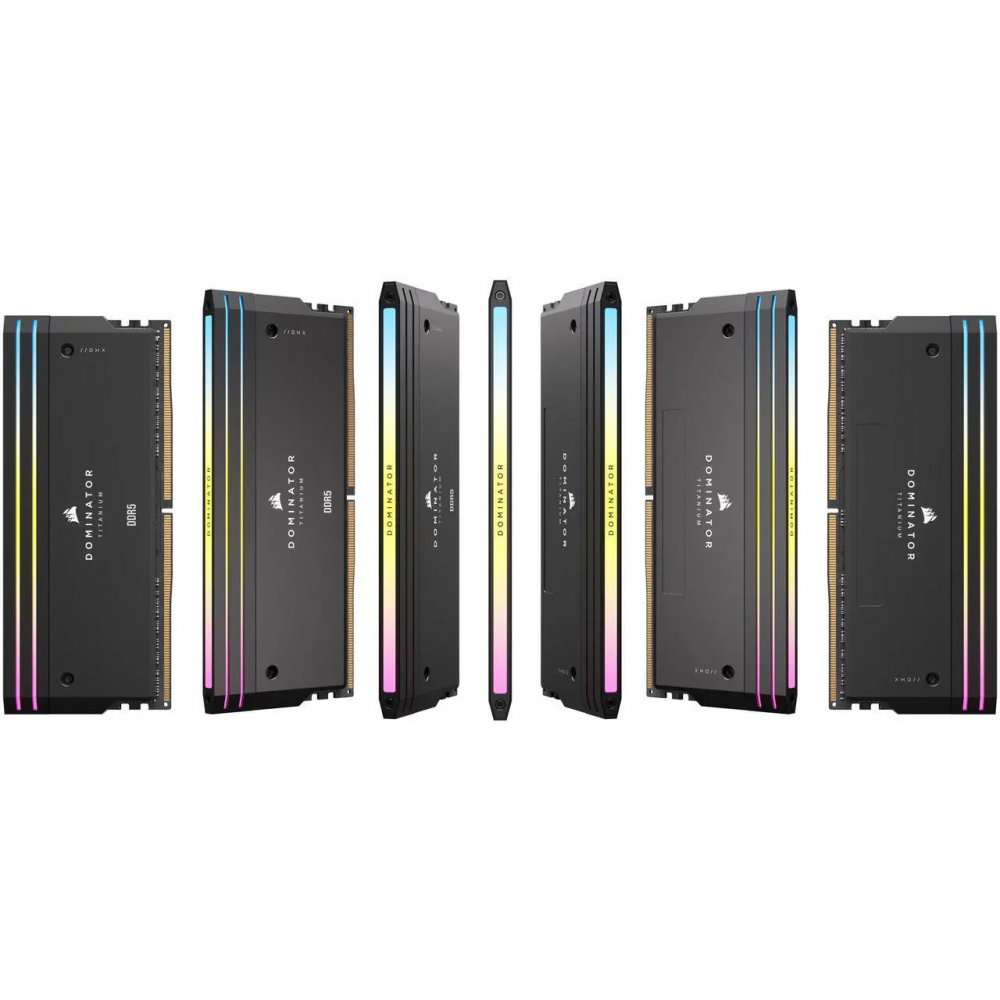 CORSAIR Dominator Titanium RGB 96GB (2x48GB) 6600MHz CL32 DDR5 CORSAIR Dominator Titanium RGB 96GB (2x48GB) 6600MHz CL32 DDR5