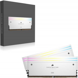 CORSAIR Dominator Titanium RGB 64GB (2x32GB) 6600MHz CL32 DDR5 ( White )