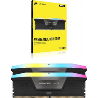 q*q様 CORSAIR VENGEANCE DDR5 96GB 5600MHz VENGEANCE® RGB 96GB (2x48GB) DDR5 DRAM 5600MHz C40 Memory Kit — Black