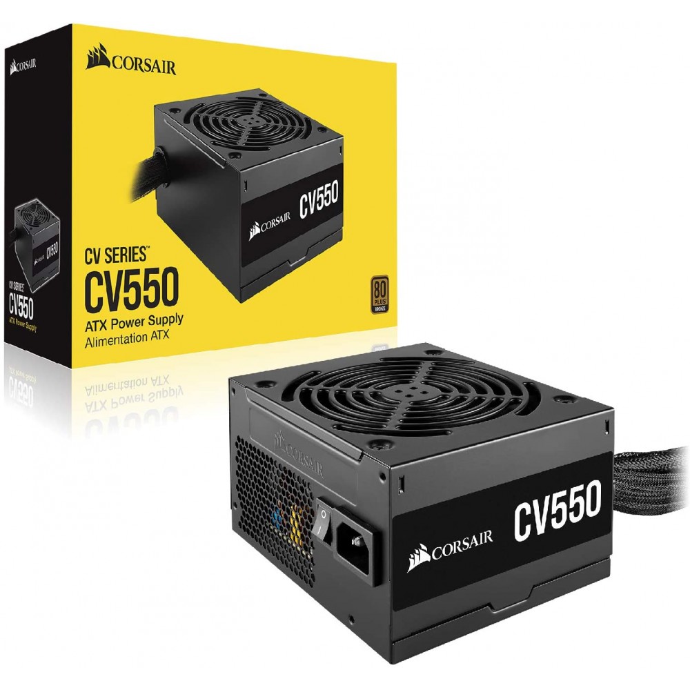 Corsair CV550 — 550w Watt 80 Plus® Bronze Certified PSU EU Version